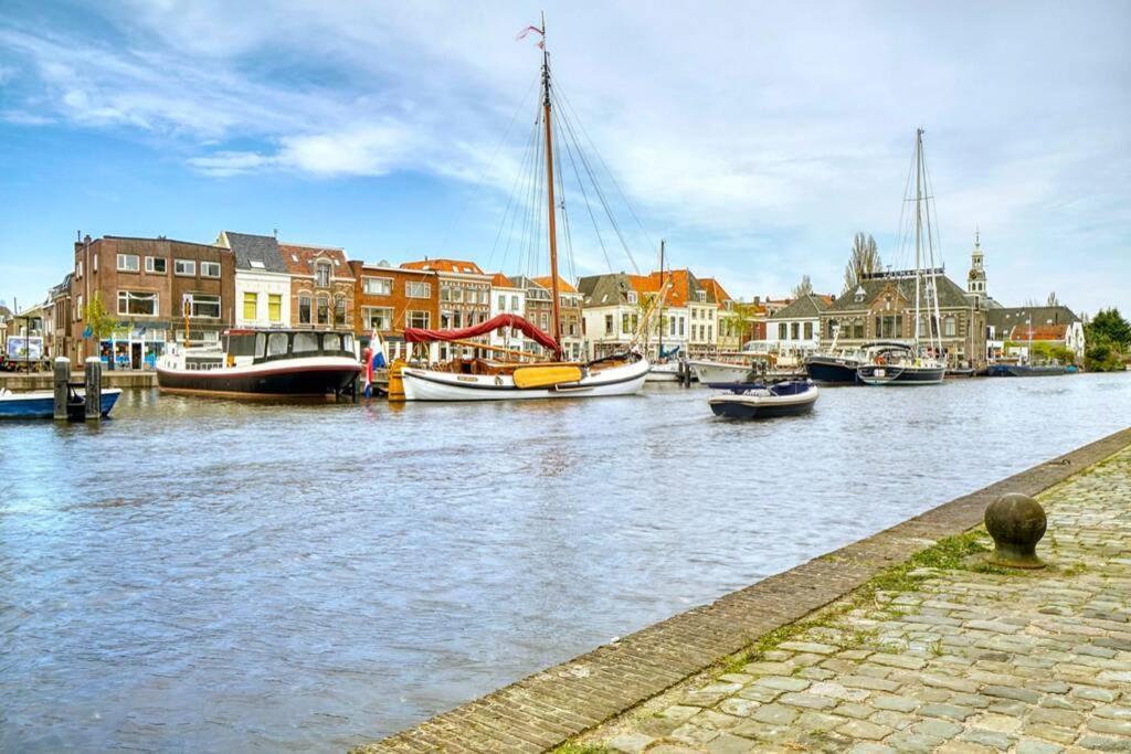 Beautiful Houseboat In The Centre Of Leiden Dış mekan fotoğraf